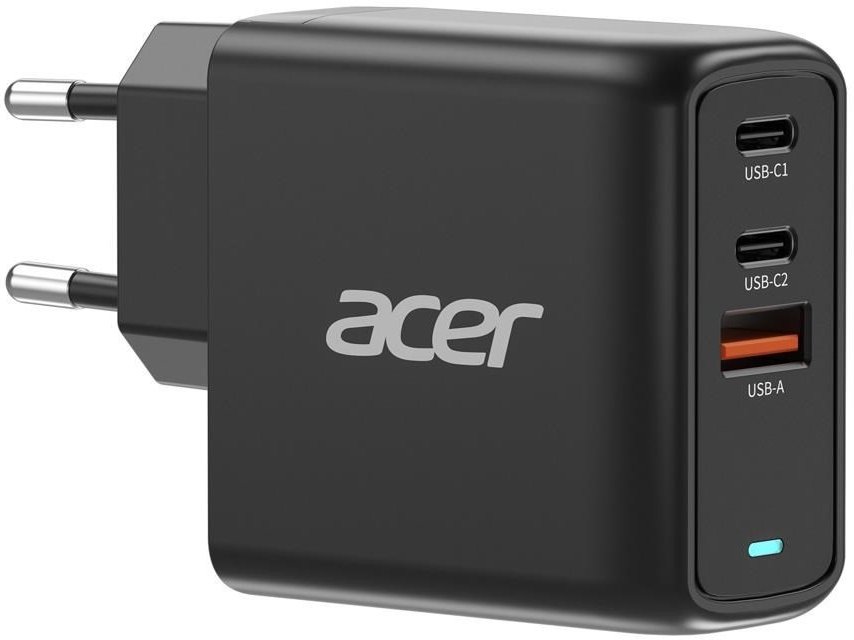 ACER USB Nabíječka, 67W PD3.0 GaN, 2x USB-C + 1x USB-A