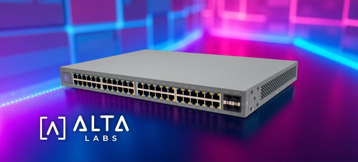 Alta Labs 48 portový Multi-Gigabit switch s výkonem 740 W