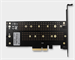 AXAGON PCEM2-D, 2x interní M.2 NVMe slot, PCIe controller