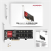 AXAGON PCEM2-ND, 2x internal M.2 NVMe slot, PCIe controller, RAID