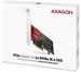 AXAGON PCEM2-ND, 2x internal M.2 NVMe slot, PCIe controller, RAID