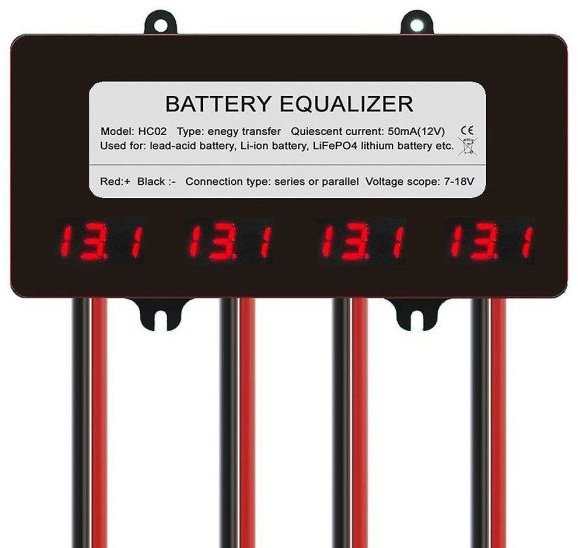 Bateriový balancér HC02 pro 4 baterie 7.4-14.8V v sérii