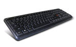 C-TECH klávesnice KB-102 USB, slim, black, CZ/SK