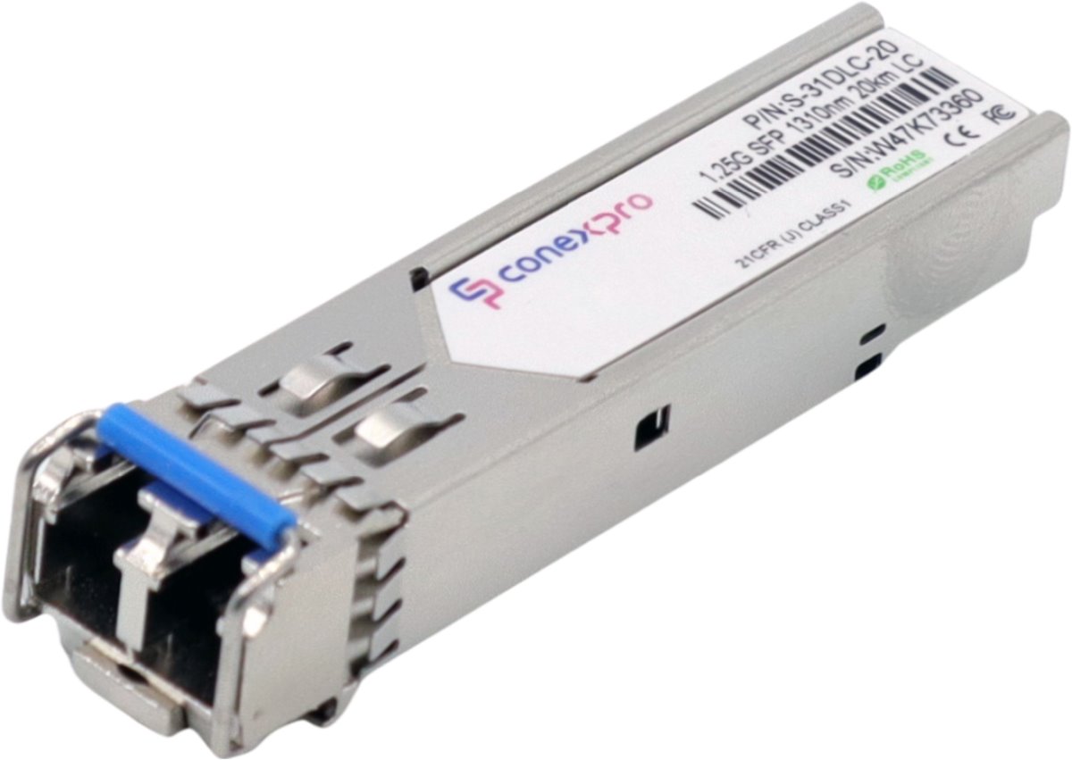 Conexpro 1.25G SFP optický modul, SM, 1310nm, 20km, 2x LC, DDM