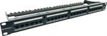 Conexpro 19" patch panel UTP, CAT5E, 24 portů, 1U