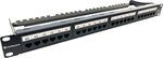 Conexpro 19" patch panel UTP, CAT6, 24 portů, 1U