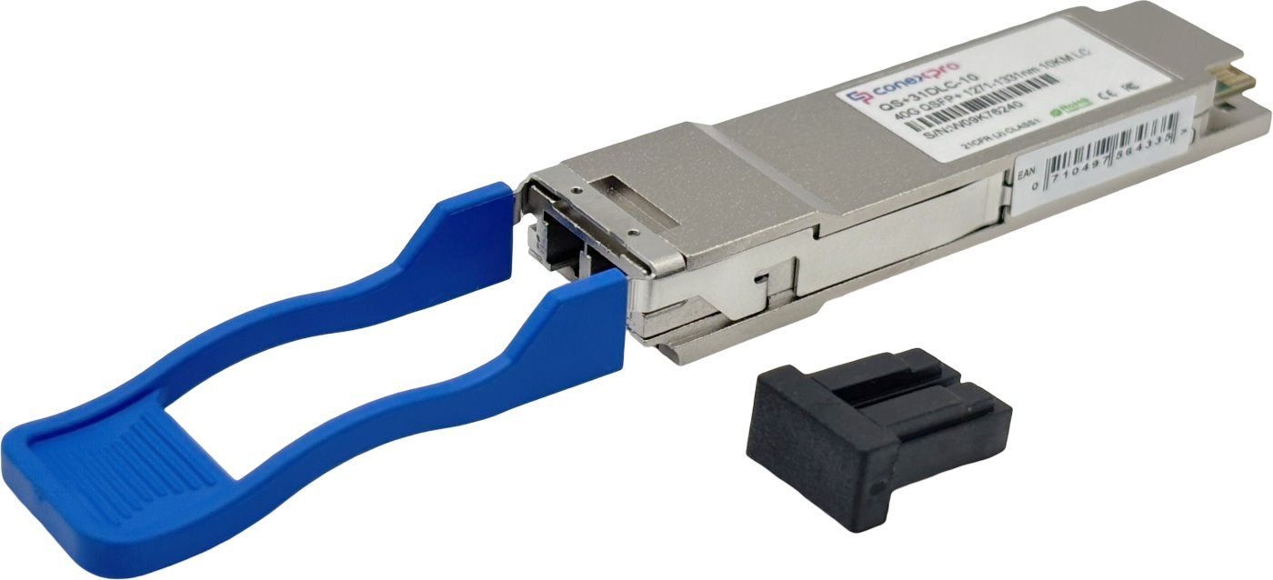 Conexpro 40G QSFP+ optický modul, SM, 1310nm, 10km, 2x LC, CWDM, DDM
