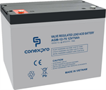 Conexpro baterie AGM 12V, 75Ah, životnost 10 let, M6
