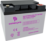 Conexpro baterie gelová, 12V, 40Ah, životnost 10-12 let, M6, Deep cycle