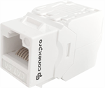 Conexpro beznástrojový keystone UTP, CAT6A, bílý