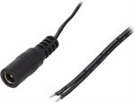 Conexpro DC napájecí konektor s kabelem, samice, 25cm
