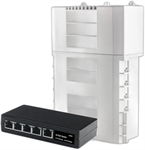 Conexpro GNT-6FP51G6, Venkovní PoE switch, 5x LAN, 4x PoE - bez krabice
