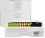 Conexpro GNT-P1008G6-F, Venkovní PoE switch, 8x LAN, 8x PoE