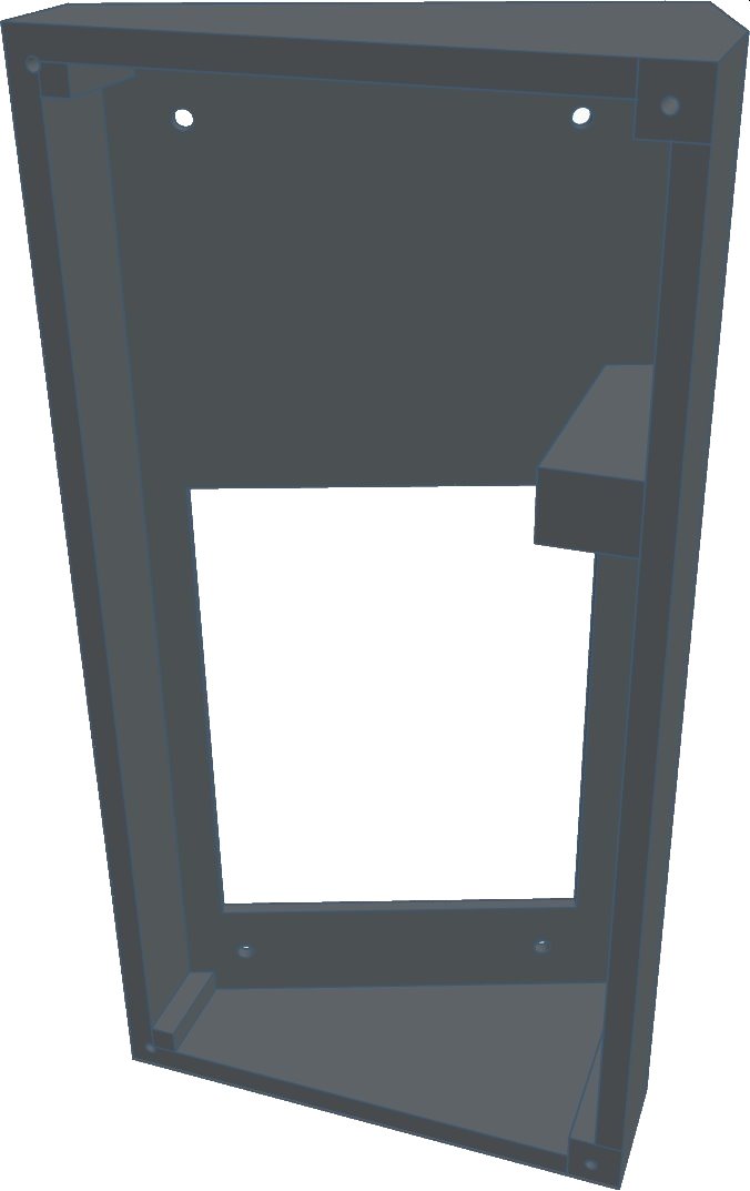 Conexpro Nástěnný držák s náklonem pro IP interkomy Hikvision DS-KV8X13, černý