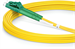 Conexpro optický patch cord, LCapc/LCapc, Duplex, Singlemode 9/125, 1m