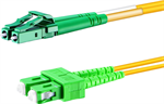 Conexpro optický patch cord, LCapc/SCapc, Duplex, Singlemode 9/125, 1m