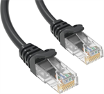 Conexpro patch kabel UTP, CAT5e, 0.25m, černý