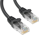 Conexpro patch kabel UTP, CAT5e, 0.5m, černý