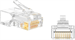 Conexpro průchozí konektor RJ45 UTP, CAT5E, Wire Cross