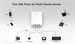 Cudy AP3000 Gigabitový Wi-Fi 6 nástěnný Access Point, AX3000