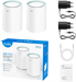 Cudy M1500 Wi-Fi 6 Mesh System, AX1500, 2 pack