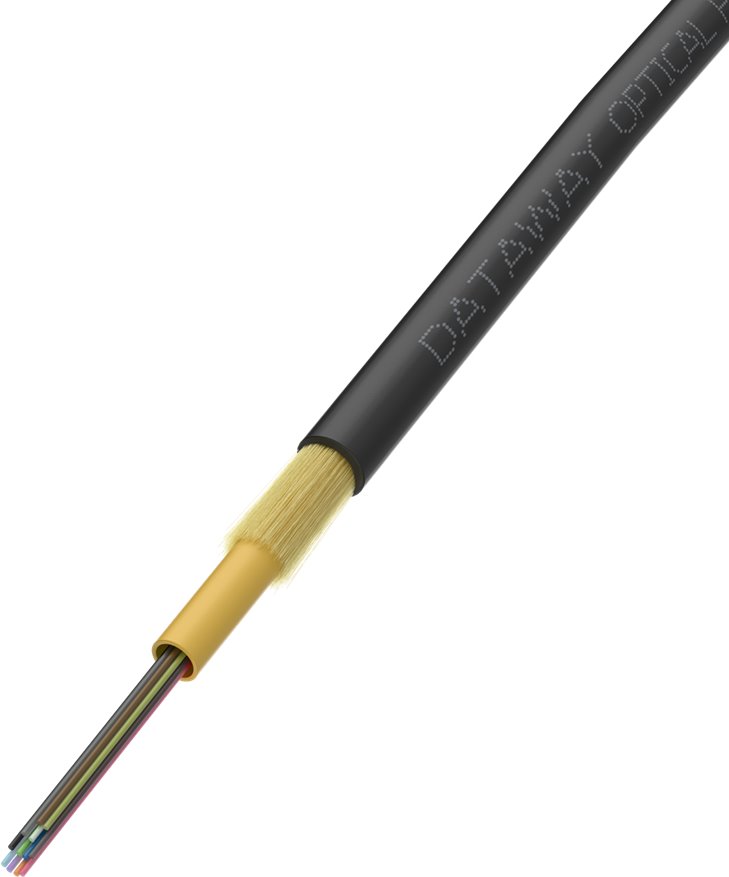 Dataway DROP optický kabel, 12 vláken, SM, LSZH, G.657A2, Eca, 1000m