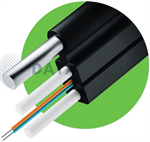 Dataway DROP optický kabel, 4 vlákna, G.657A1, LSZH, 5x2mm, 600N, 1000m