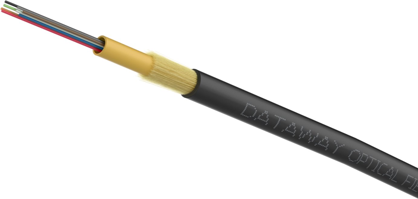 Dataway DROP optický kabel, 8 vláken, SM, LSZH, G.657A2, Eca, 1000m