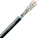 DATAWAY FTP kabel CAT5E, PVC+PE, Fca, 305m, černý