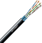 DATAWAY FTP kabel CAT6, PE, Fca, 100m, černý