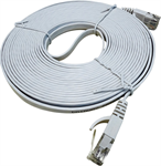 Dataway plochý patch kabel UTP, CAT6A, 25m, bílý