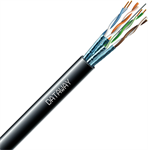 DATAWAY STP kabel CAT6A, PE, Fca, 100m, černý