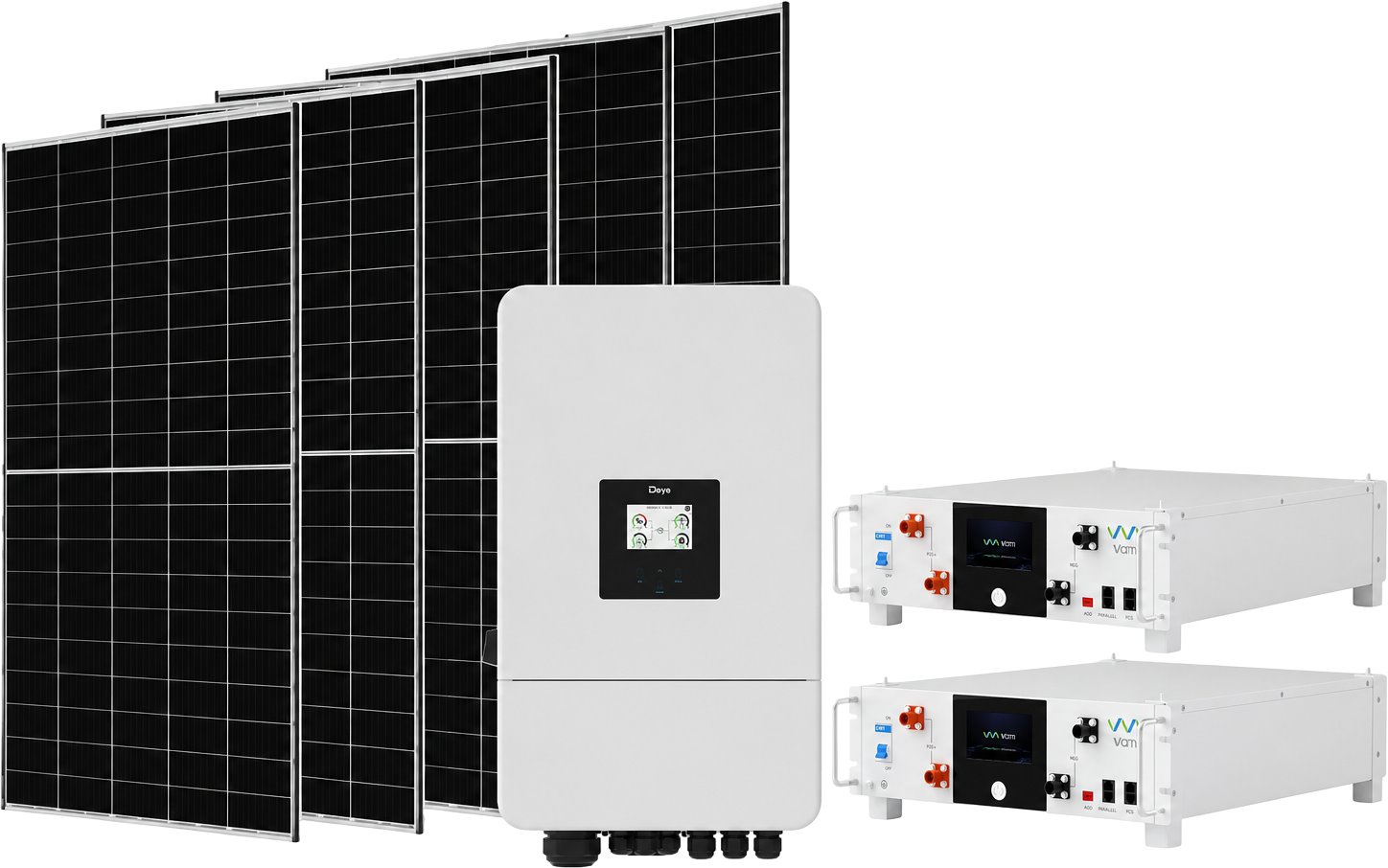 DEYE 10 kW fotovoltaický nízkonapěťový set
