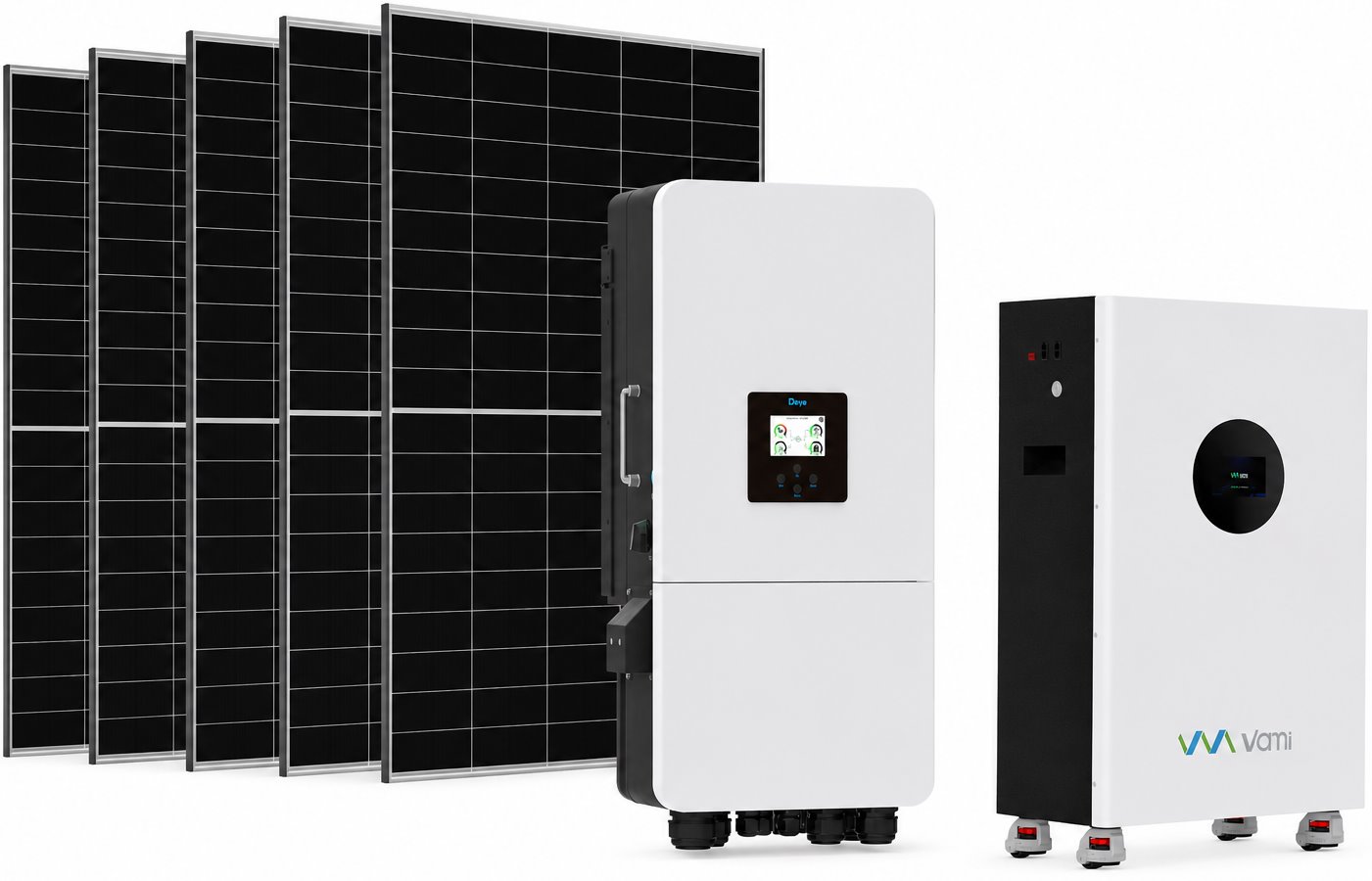 DEYE 15 kW fotovoltaický nízkonapěťový set