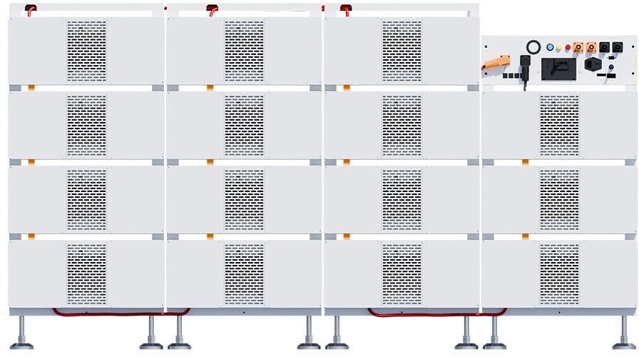 DEYE BOS-B240 Pro-A3 Bateriový set s BMS, 241.1 kWh, 15 baterií, HV