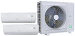 DEYE Hybridní AC/DC Solární Multi-Split klimatizační set, 27kW vnější + 2x 12kW vnitřní jednotka