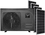 DEYE Hybridní AC/DC solární tepelné čerpadlo pro bazény a vířivky, 17kW