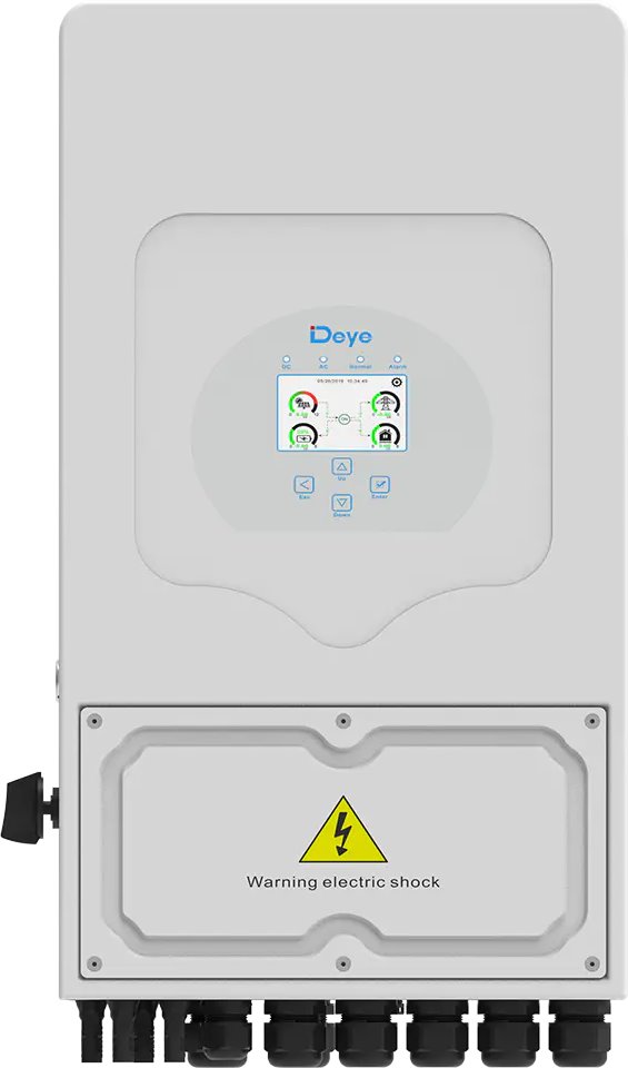 DEYE hybridní měnič 6 kW, 1 fázový, LV, 5. generace