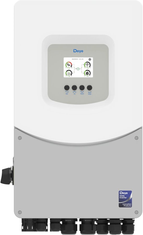 DEYE hybridní měnič 8 kW, 1 fázový, LV, 6.generace