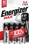 Energizer alkalická baterie AA (R6), 4 ks