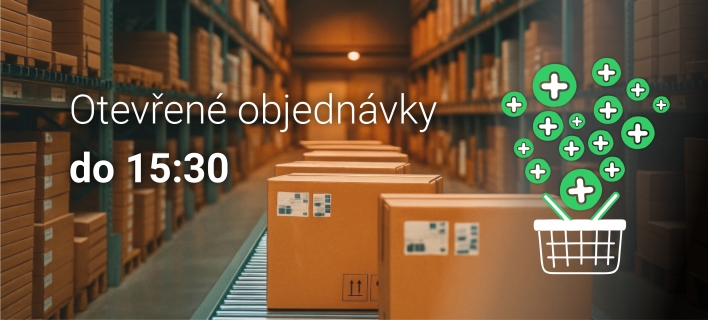 Flexibilní nákup – objednávku můžete rozšiřovat celý den až do 15:30