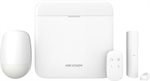 Hikvision AX PRO DS-PWA64-KIT-WE, Kit bezdrátové ústředny pro 64 zón, PIR, magnetu a klíčenky