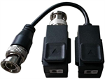 Hikvision DS-1H18S/E(B), Pasivní balun redukce pro HDCVI/TVI/AHD/CVBS do 8Mpx, pár