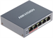 Hikvision DS-3E0105P-E/M(B) PoE switch, 4x PoE, 35W