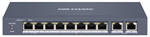 Hikvision DS-3E1310HP-EI PoE Smart managed switch, 8x PoE, 110W