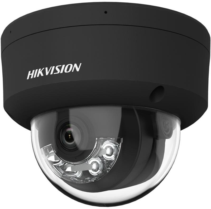 Hikvision IP dome kamera DS-2CD1143G2-LIU(2.8mm)(BLACK), 4Mpx, 2.8mm, ColorVu, Černá