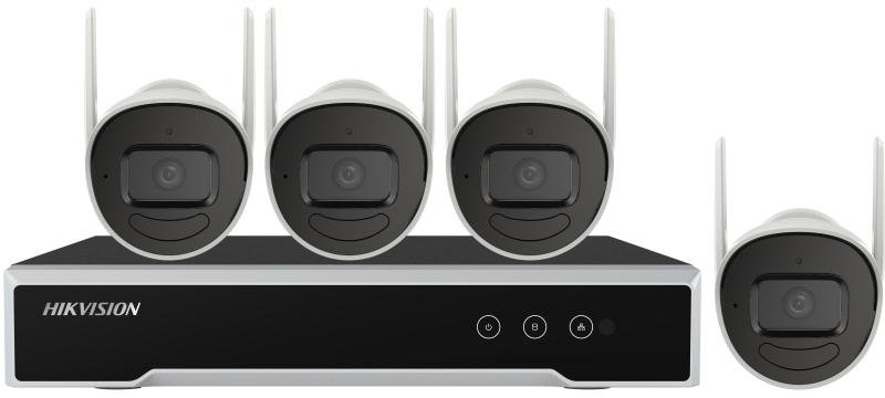 Hikvision IP kamerový 2Mpx WiFi kit NK42W0H-1T(WD)(D), NVR a 4 bullet kamery, 1TB HDD