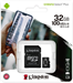 Kingston Micro SDHC Canvas Select Plus 32GB + adaptér