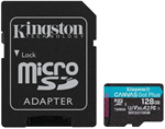Kingston Micro SDXC Canvas Go Plus 128GB + adaptér