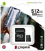 Kingston Micro SDXC Canvas Select Plus 512GB + adaptér